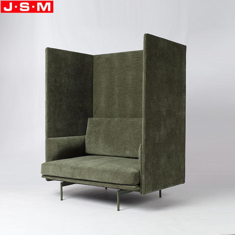 Home Furniture Cushion Seat Living Room Single Seat Metal Frame Sofa