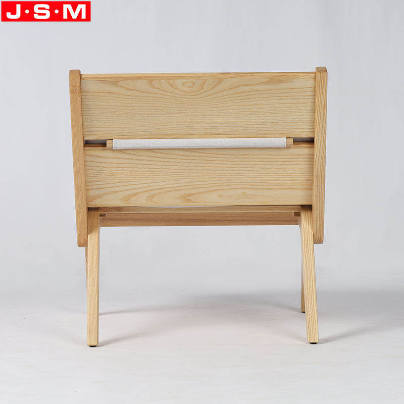 Hot Selling Dining Room Wooden Chairs Ash Timber Restaurant Dining Chair With Cushion