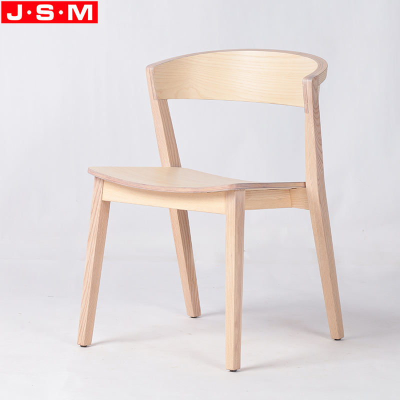 Hot Selling Bent Wood Dining Room Chairs American Ash Frame Stackable Dining Chairs