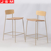 Home Kitchen High Seating Chair Modern Bar Stool Chair With Metal Legs