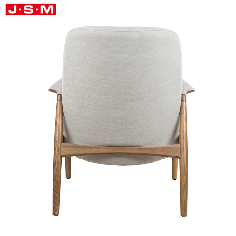 Good Price Furniture Wooden Living Room Upholstery Dining Armchair Leisure Chair