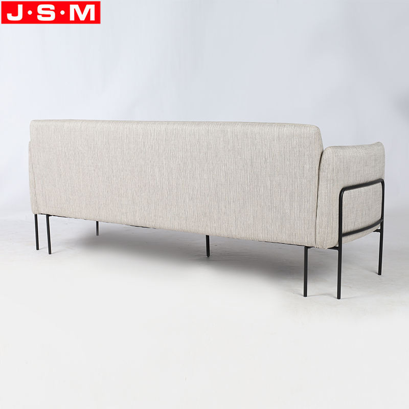 Modern Nordic Home Single L Shape Fabric Lounge Furniture Floor Living Room Style Sofa