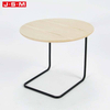 Modern Coffee Table Book Wood Sitting Room Metal Base Coffee And End Table Sets