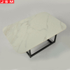 High End Artificial Stone Top Table Metal Frame Furniture Dining Room Tea Table