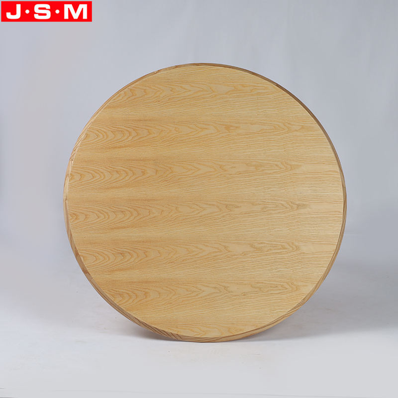 Modern Veneer Table Top Round Small Dining Table For Household