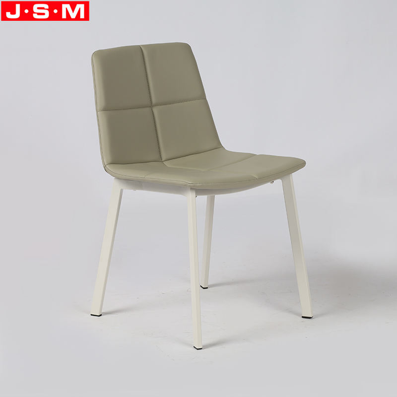 Home Furniture Comfortable Cushion Seat Dining Room Chair With Metal Legs