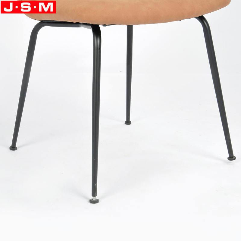 Nordic Style Office Chair Modern Cushion Seat Aluminum Alloy Base Chair