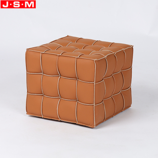 China couch ottoman Stool Pouf Living Room Furniture Simple Home Metal Frame Ottoman