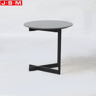 Metal Leg Wooden Living Room Study Desk Furniture Cafe Square Dining Room Table