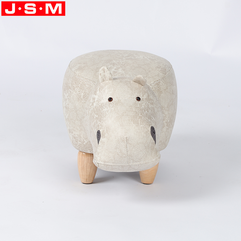 Modern Home Stool Ottoman Seat Footrest Luxury Living Room Furniture Home Fully Fabric Stool Ottoman