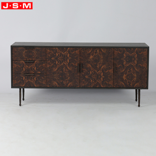 Living Room Furniture Nordic Modern Minimalist TV Stands Metal Leg Wooden TV Cabinet for Living Room and Bedroom