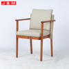 Luxury Comfortable Furniture Moveable Seat and Back Solid Wood Modern Eco-Friendly Backrest Dining Chair