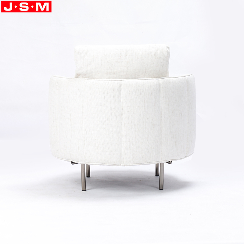 Outdoor Garden Armchair Wooden Frame With Foam And Fabric Furniture Armchair
