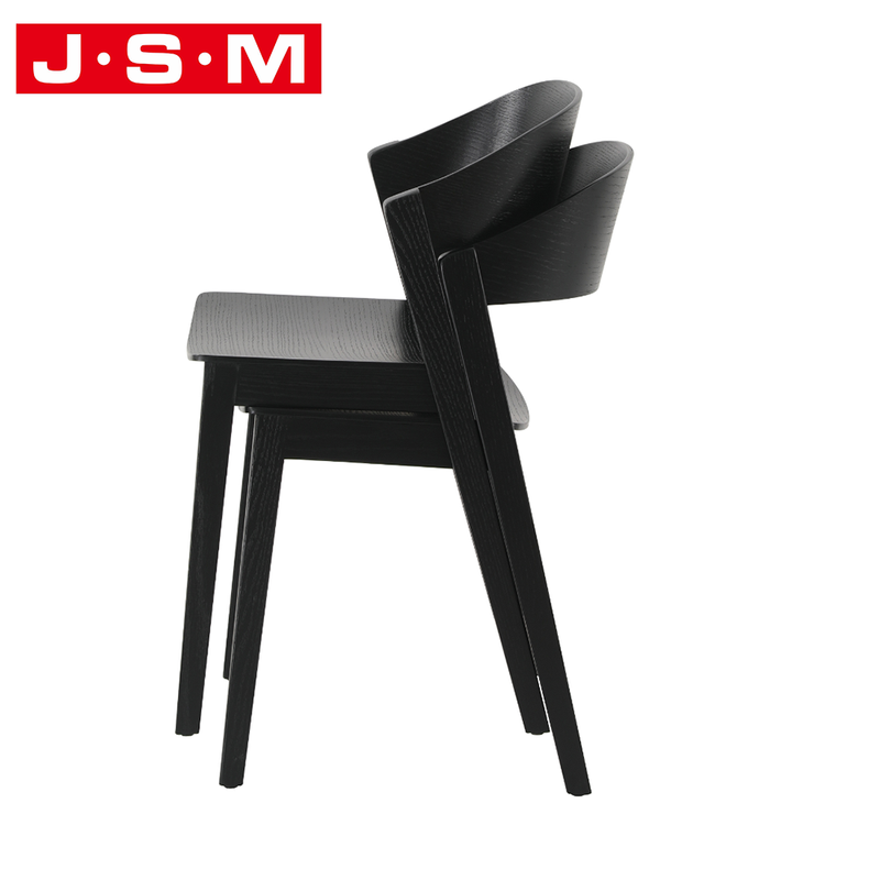 Plywood with Veneer Back And Seat Chairs Wooden Furniture Artificial Rattan Seat And Back Dining Chair