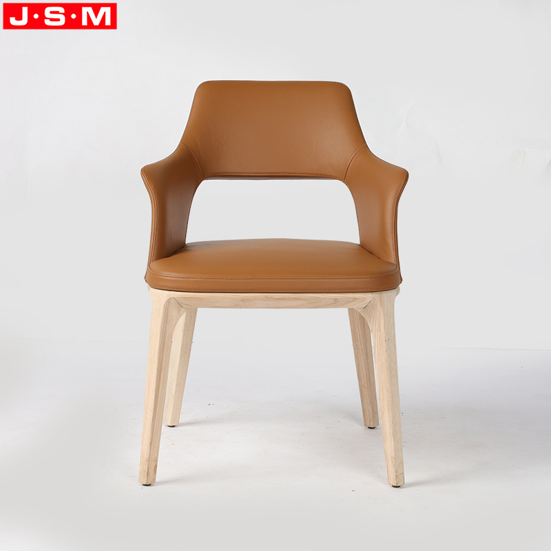 High Quality Nordic Meeting Room Wood Dining Arm Chair Dining Side Chairs