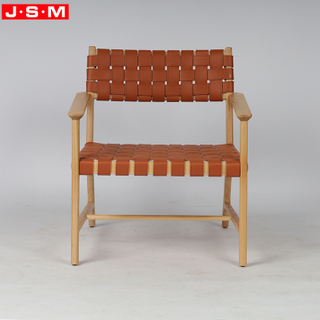 Modern Accent Style Cafe Chairs Timber Wood Frame Paper Rope Seat Leisure Woven Solid Wood Chair for Restaurant Living Room