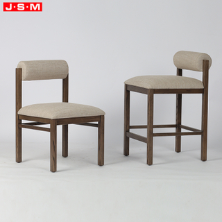 Nordic Cushion Seat Dining Chairs Chaises De Salle Manger Modern Luxury European Design Home Apartment Wooden Dining Chair