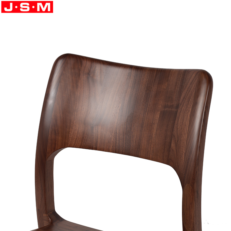 American walnut Upholstered Luxury Living Room Furniture Leisure Dining Chair