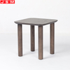 Wholesale Simple Design Homes Gardens Round Side Table Plywood with Ash Veneer Top Ash Timber Base