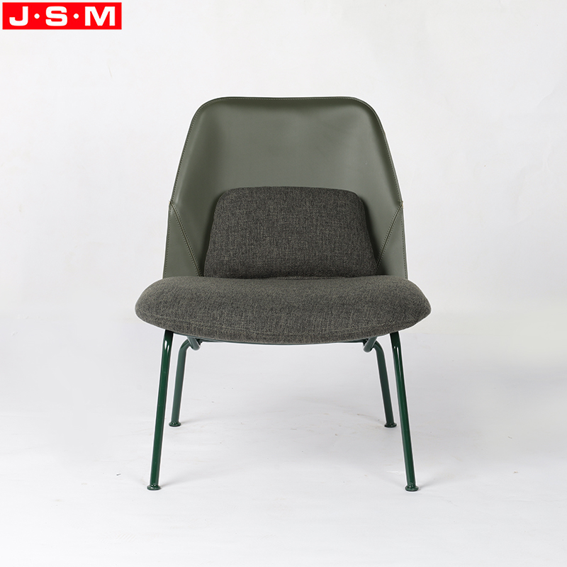 Morden Style Fabric Leisure Chaircushion Seat Arm Chair With Back