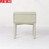 Wholesale Hot Sale Wooden Modern Metal Base Bedside Plywood with Ash Veneer Carcase