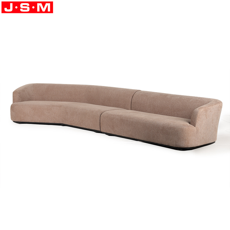 New Arrival Modern Style Ash Timber Base Frame Foam And Fabric Sofa For Living Room