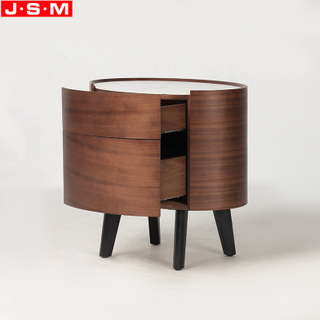 Simple European Style Wooden Bedside Cabinet Modern Bedside Cabinet With Drawers For Bedroom Furniture
