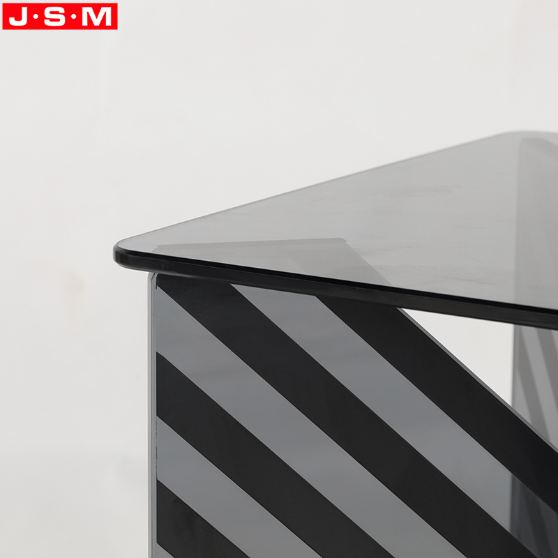 High Quality Indoor Furniture Modern Style Tempering Glass Tea Table For Living Room
