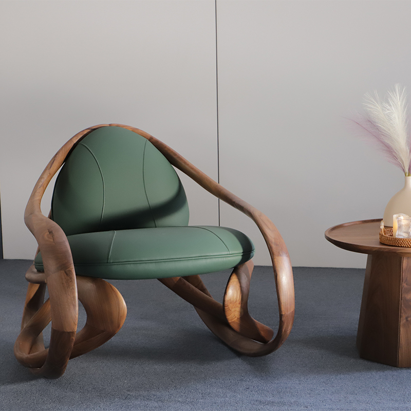 Home Decoration Nordic Modern Mould Foam With Fabric Leisure Armchair