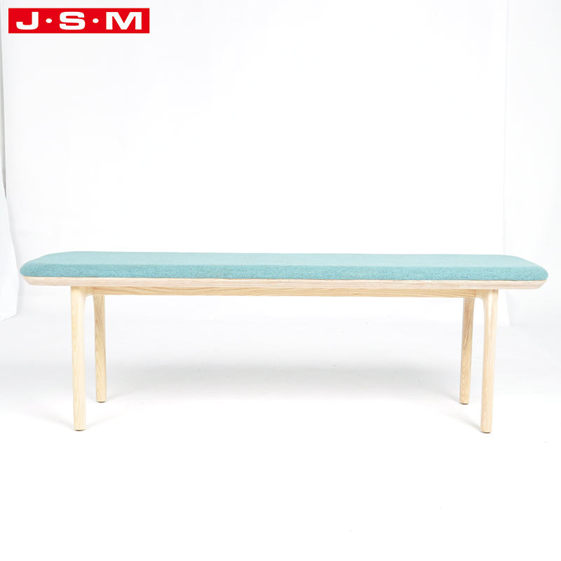 Luxury Wooden Frame With Foam And Fabric Bar Soft Foot Shoes Shop Stool Ottoman For Lounge