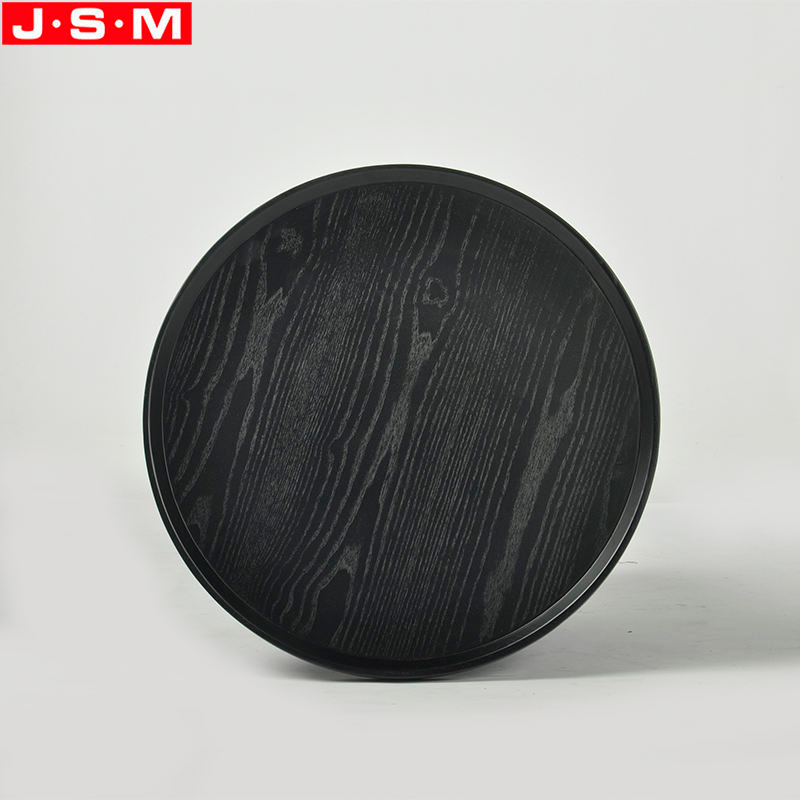 Contemporary Country Living Room Outdoor Small Ash Timber Frame Round Coffee Table