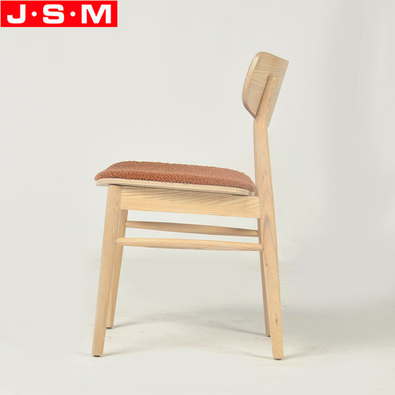 Hot Sale Customization Living Room Wood Legs Cushion Seat Leisure Dining Chair