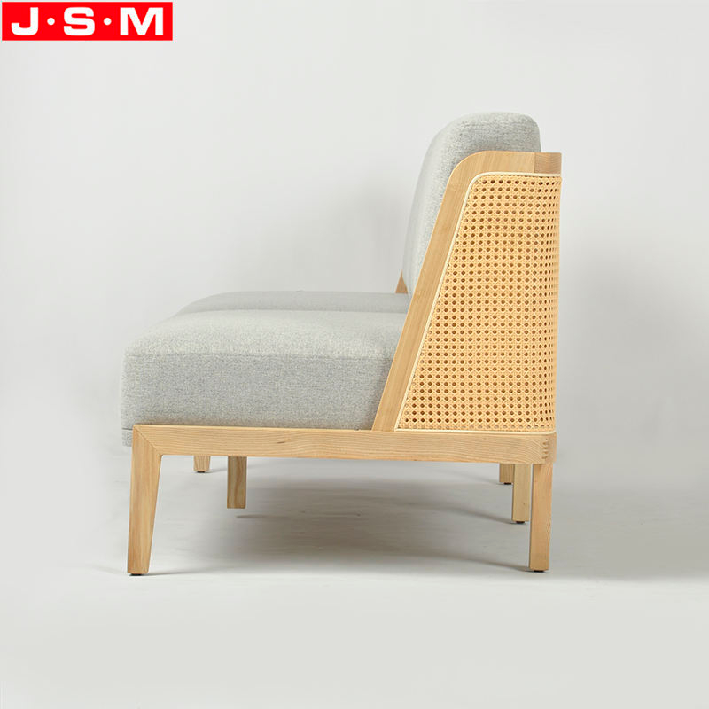 Home Household Modern Sectional Plastic Rattan Back Sofa Set Living Room Sofa
