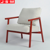 Factory Wholesale Wooden Armchair Moveable Cushion Seat And Back Relax Accent Chairs