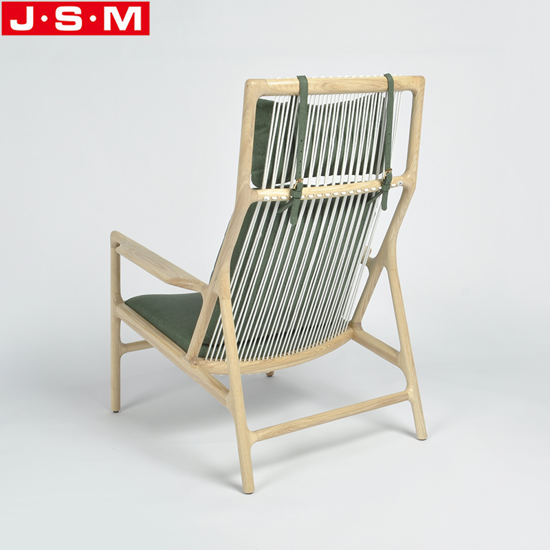 Solid Wood Frame Ottoman