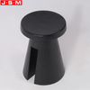 Modern Homemade Living Room Center Black Wooden Round Side Table
