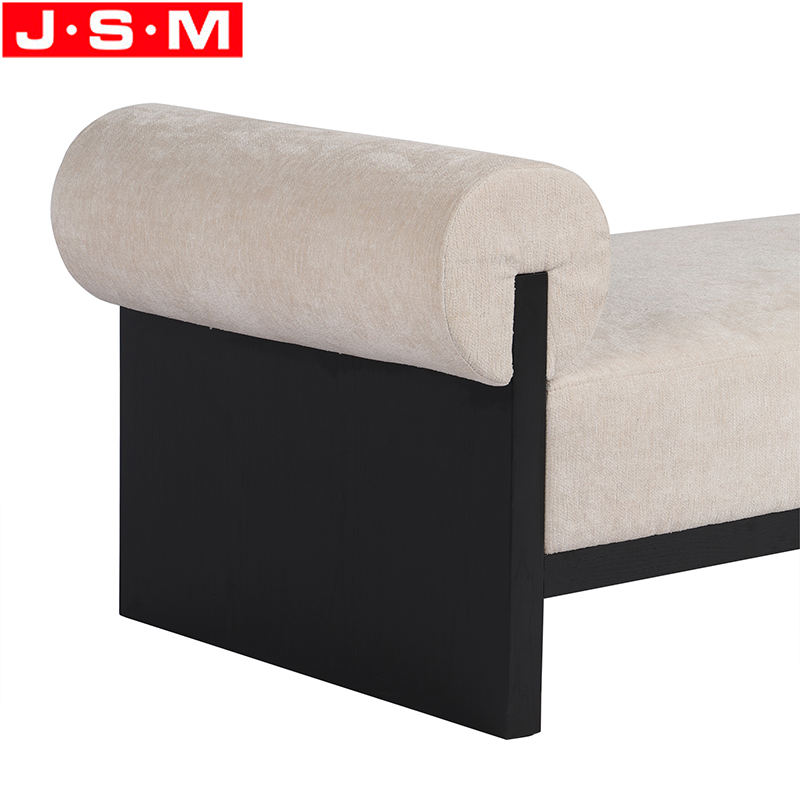 Luxury Furniture Living Room Bed End Stool Bench Fabric Bench Chair