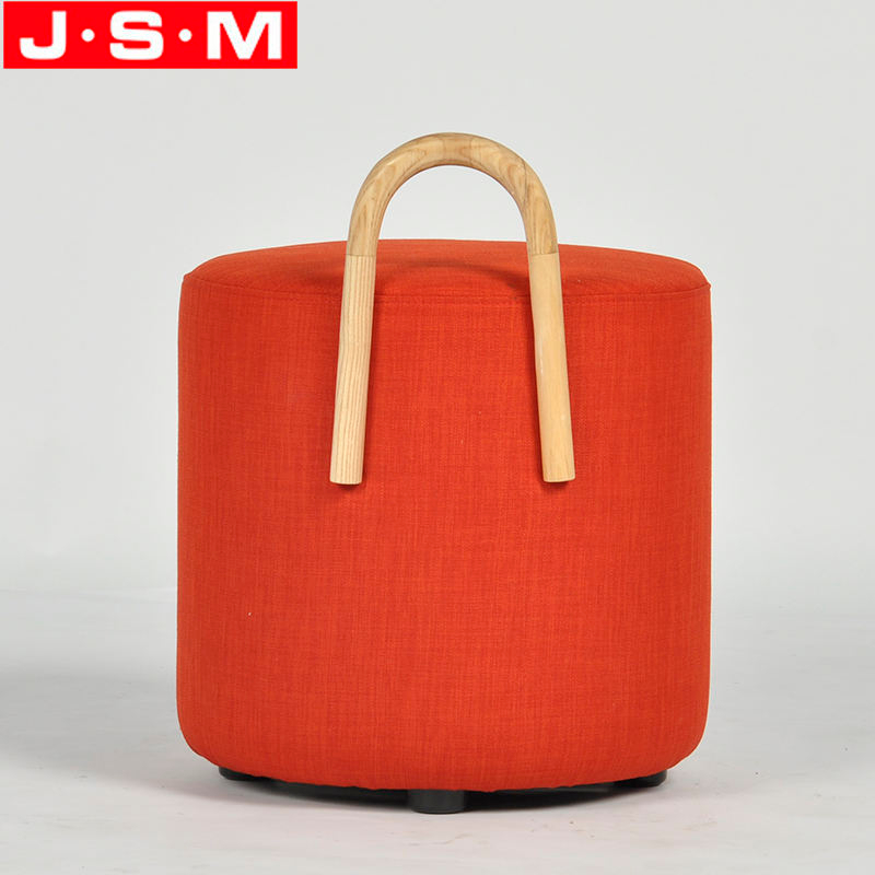 Modern Furniture Lounge Home Living Room Outdoor Wood Round Large Ottoman Stool