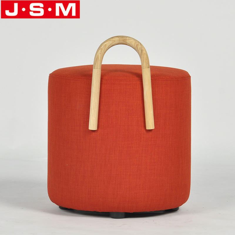 Modern Furniture Lounge Home Living Room Outdoor Wood Round Large Ottoman Stool