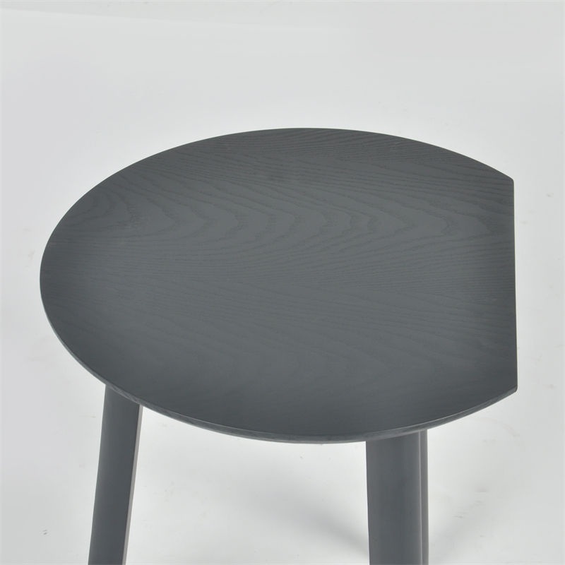 Modern Round Iiving Room Black Wooden Tea Coffee Table Set Round Coffee Tables Tea Table Design