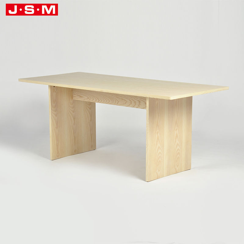 Luxury Design Rectangular Outdoor 6 Seater Solid Wood Dining Table Set