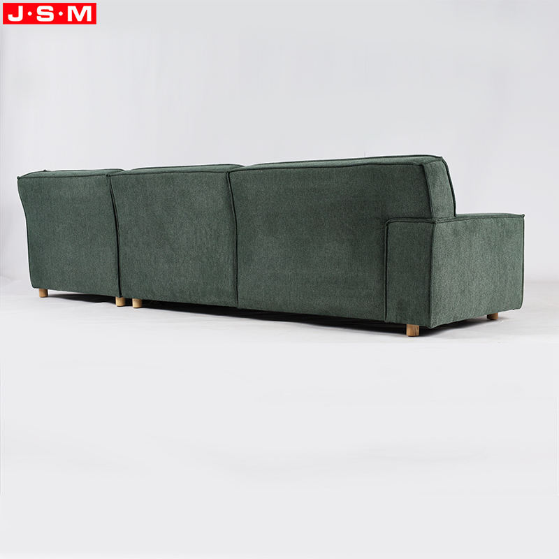 Ash Timber Base Lounge Sofas Indoor Fabric Hotel Living Room Sofa Set