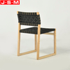 Modern Armless Rattan Weave Seat And Back Dining Chair For Restaurant