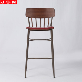 New Home Tall Nordic Luxury Wooden Kitchen High Chair Stools High Chair For Bar Table