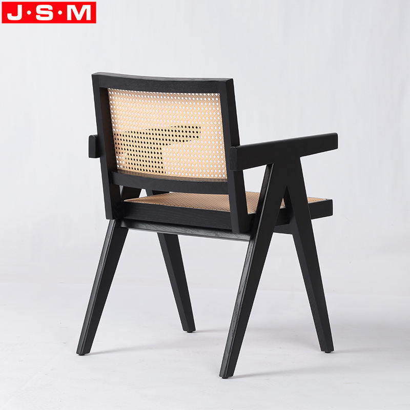 Italian Ash Timber Frame Armchair Living Room Modern Simple Restaurant Dining Chair