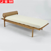 High Quality Hotel Indoor Outdoor Park Garden Cafe Wooden Seated Bench With Cushion