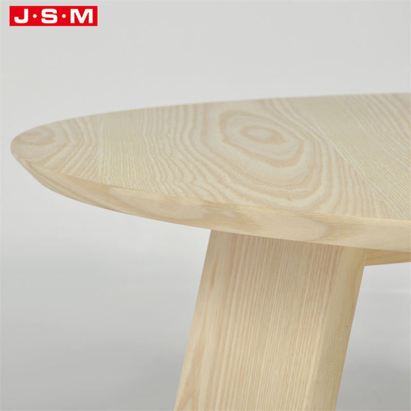 Japanese Side Table Garden Furniture Solid Wood Round Coffee Table