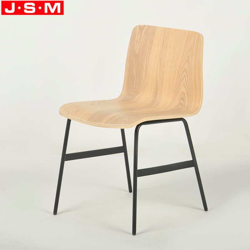 Good Quality Home Furniture Multiple Colors Veneer Seat Dining Chair