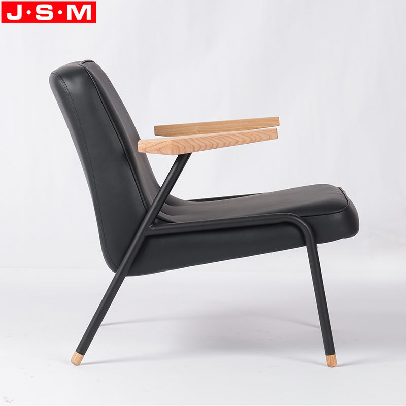 Imperial Metal Frame PU Faux Artificial Leather Armlehnstuhl Armchair
