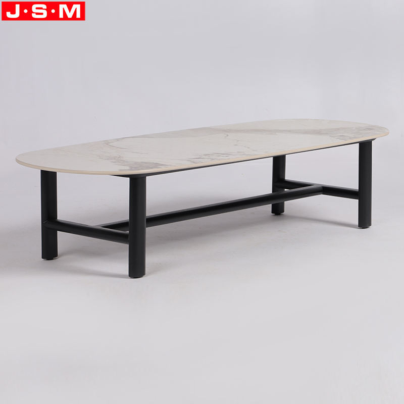 Factory Wholesale Man Made Marble Slatestone Living Room Tea Table